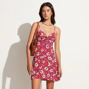Faithfull The Brand Skyea Mini Dress Li Reni Floral Print